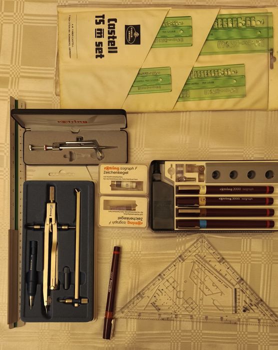 Isografy rotring cyrkle Staedtler kreślarskie