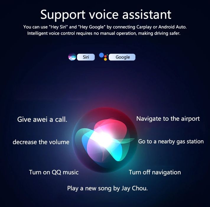 Rádio Android Auto Carplay Portátil 11,26 polegadas Ecrã HD Wi-Fi GPS