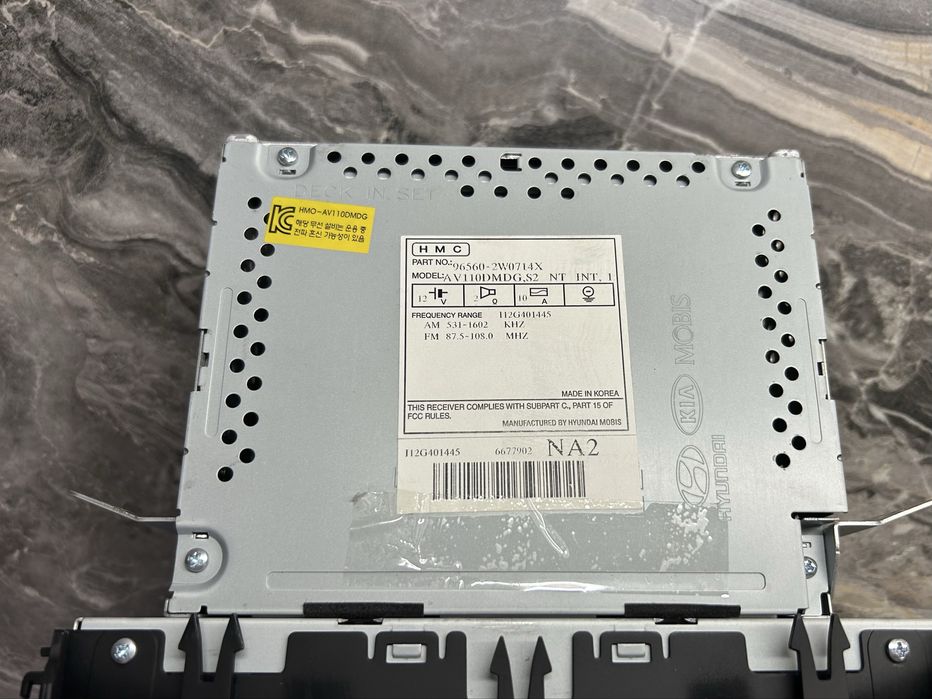 Оригінальна магнітола Hyundai Santa Fe з Кореї + відеореєстратор
