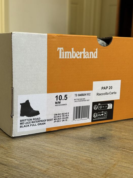 Botas timberland britton road pretas
