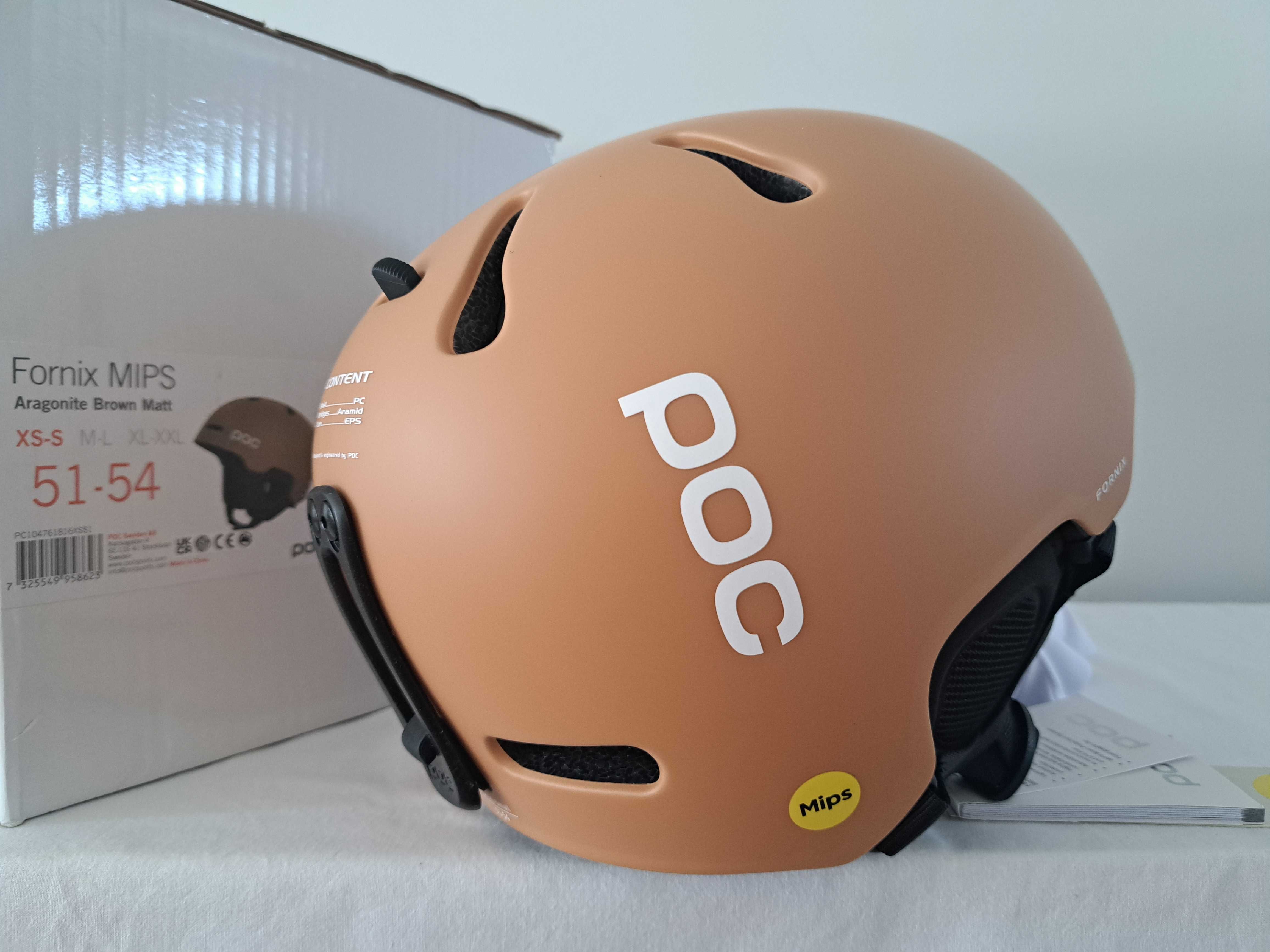 Kask narciarski POC Fornix Mips Aragonite Brown Matt XS/S 51-54cm