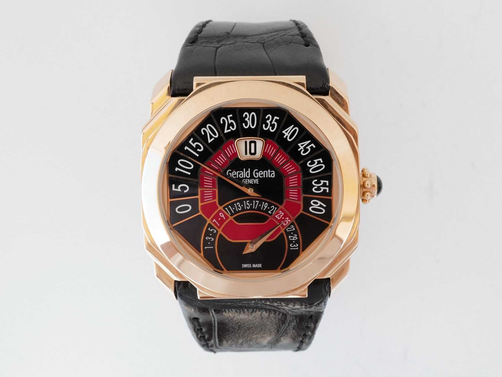 Gérald Genta Octo Bi-Retro Jumping Hour 18K Rose Gold