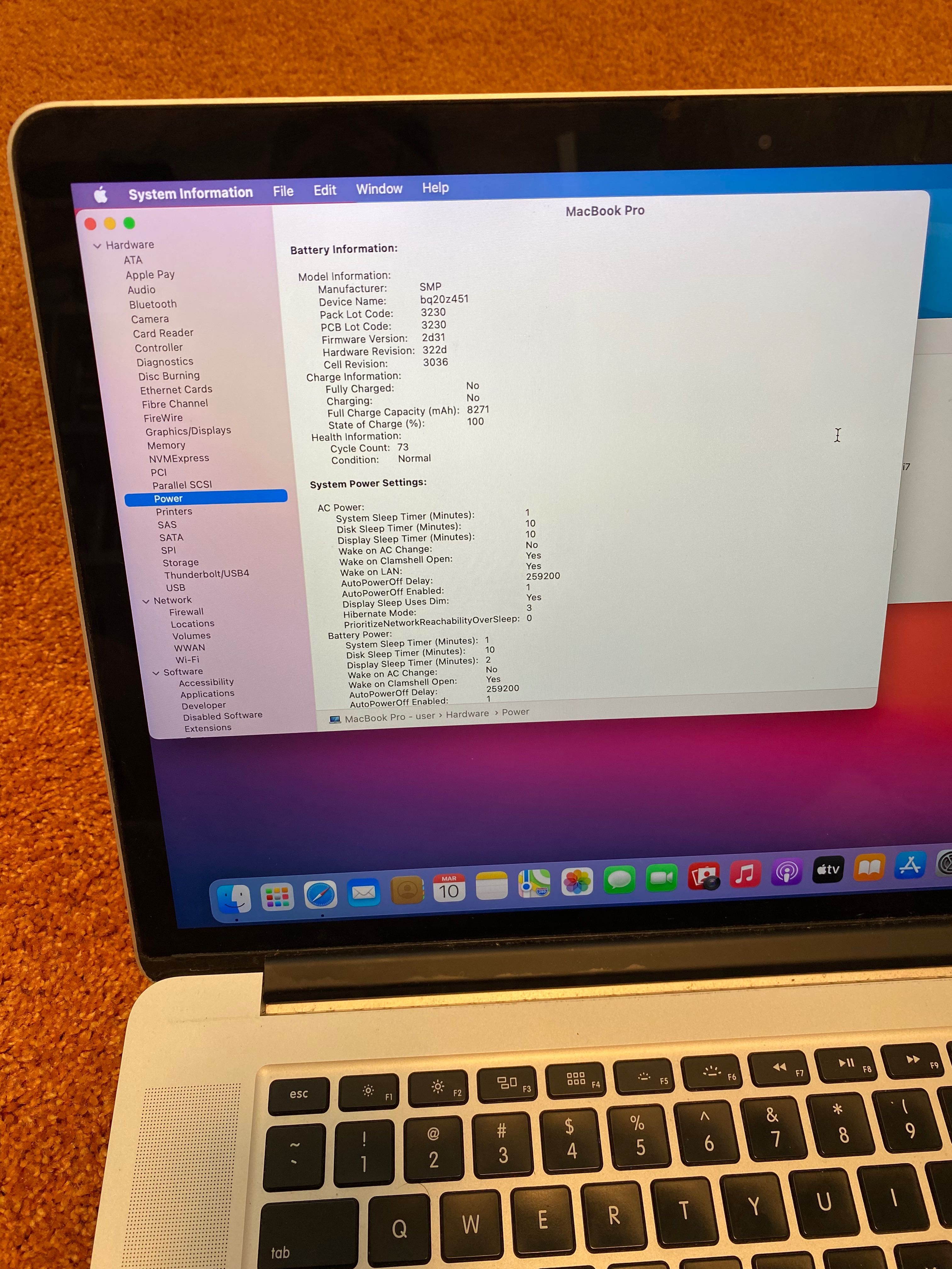 Apple MacBook Pro "Core i7" 2.3 15" Late 2013 (DG) 500 GB