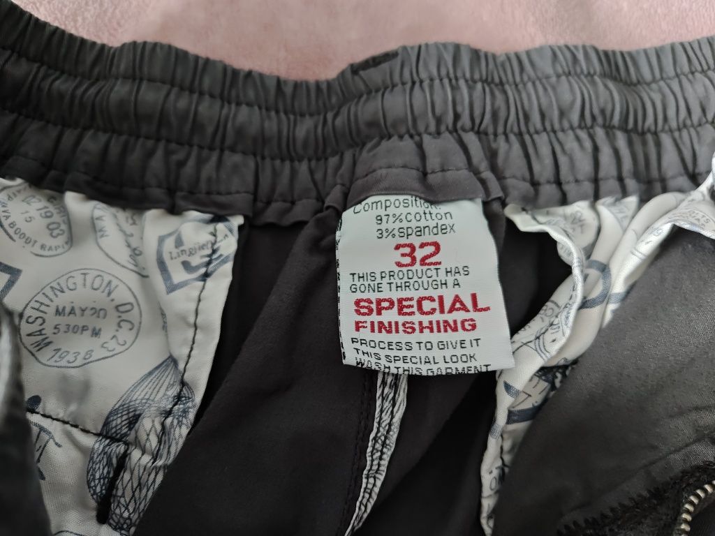 Чоловічі літні однотонні зручні шорти-карго для відпочинку на природі