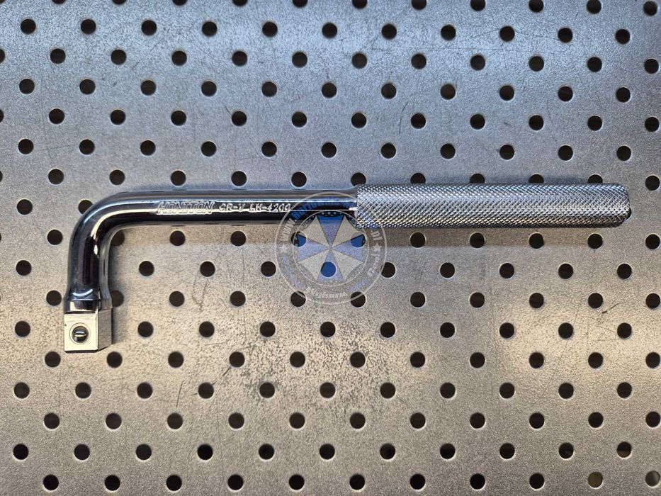 Pokrętło typu L 1/2" 200mm Cr-V pokrętło fajkowe 1/2" pokrętło 1/2"