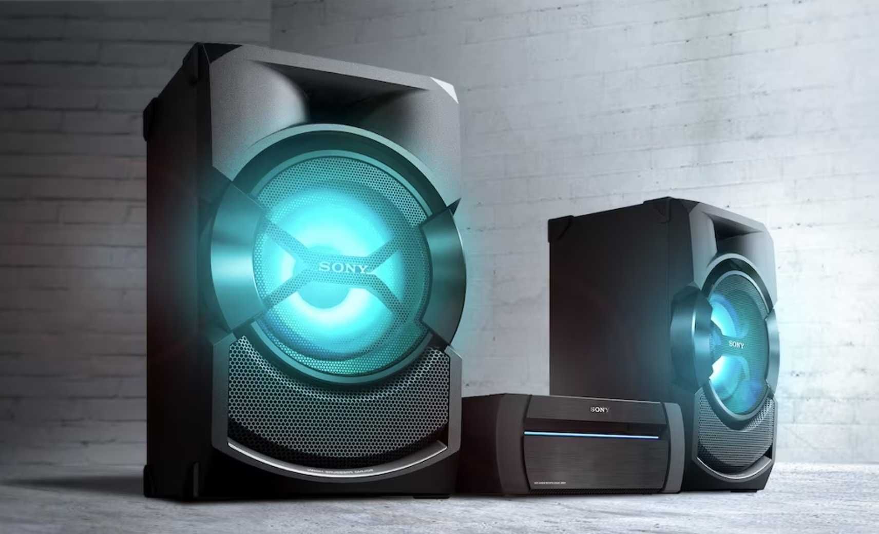 Aparelhagem de som SONY para festas 1.000W RMS