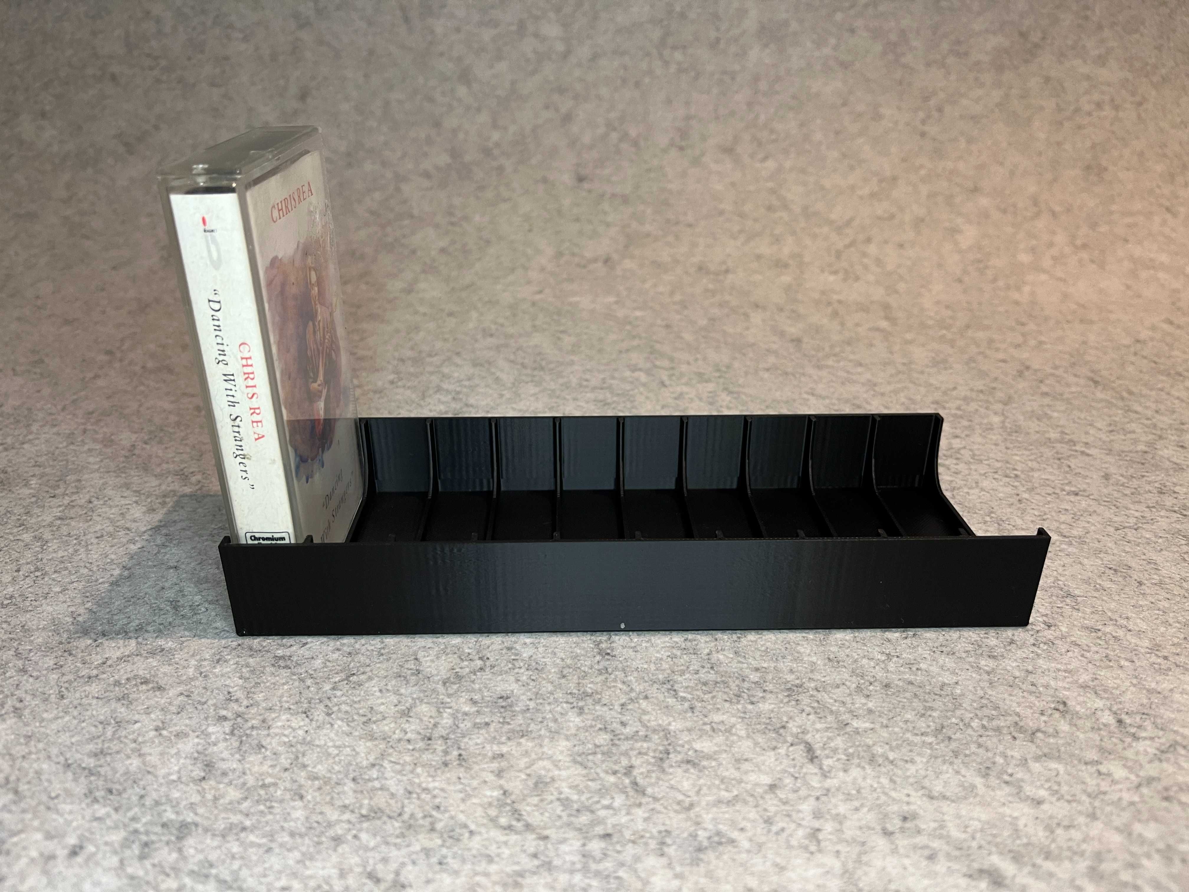 Stojak podstawka na 10 kaset magnetofonowych