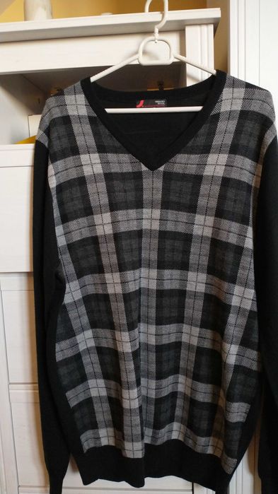 Nowy sweter Dressmann r.L wełna/akryl