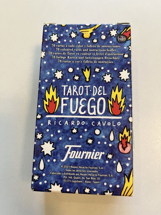 Таро оригінал Tarot del Fuego відкрите як нове