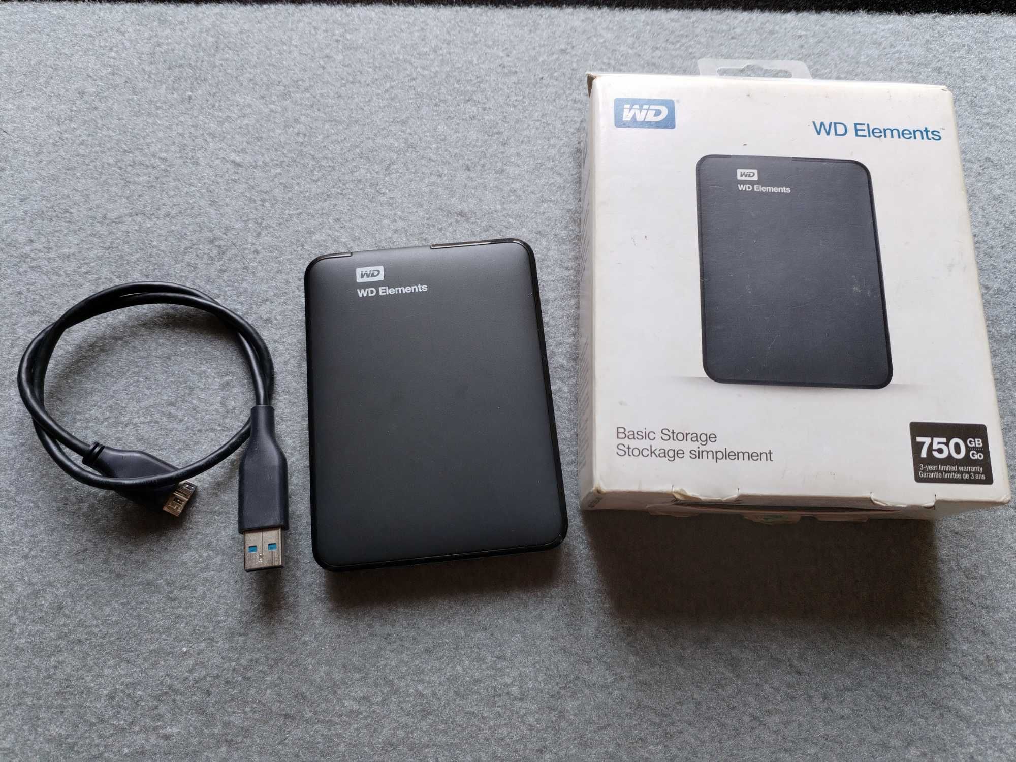 Western Digital 750Gb 2.5" USB3.0