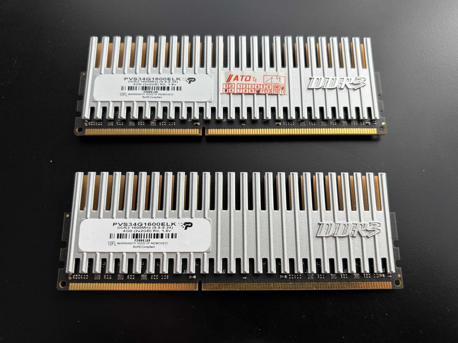 Pamięć RAM Patriot DDR3 4GB (2x2GB)