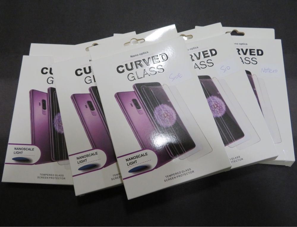 Película Vidro UV Curva - Samsung S8/S9/S10/S20/S21/Note 8/9/10/20
