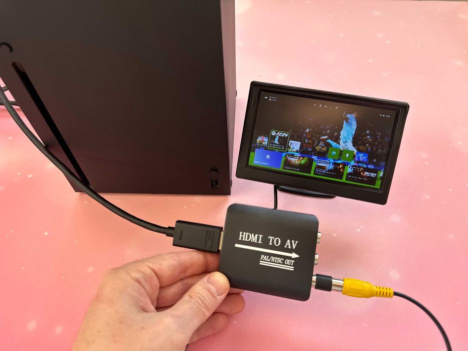 Преобразователь с HDMI на аналоговый AV