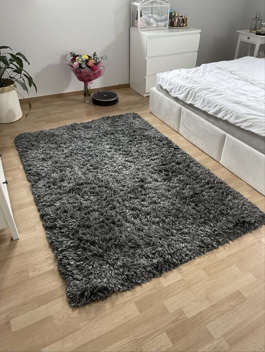 Dywan szary ikea dywan do sypialni do pokoju dywan z dlugim wlosiem