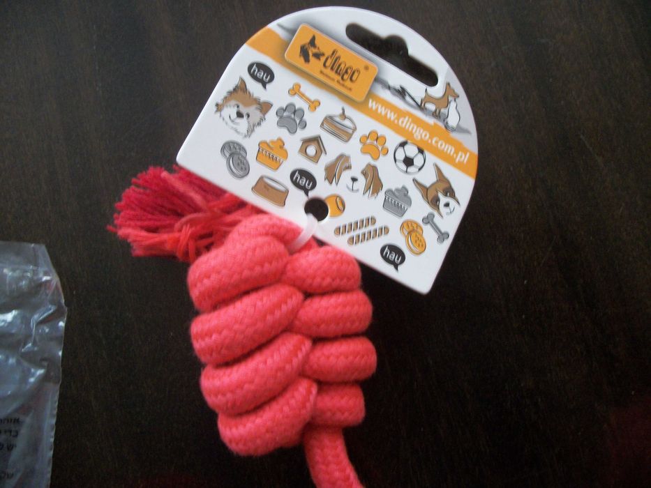 dingo piłka z uchwytem plecionym kłos Energy plus piłka