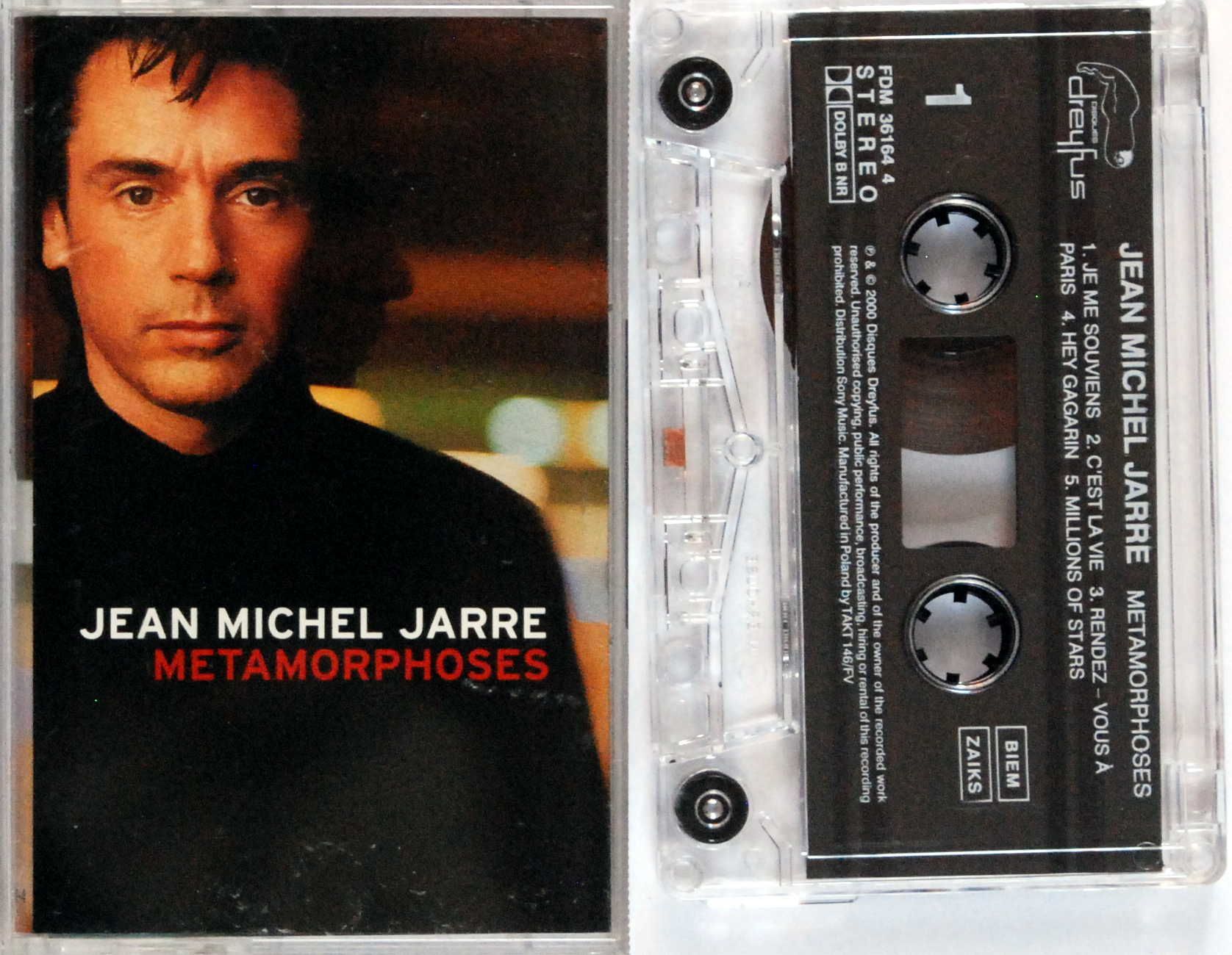 Jean Michel Jarre - Metamorphoses (kaseta) BDB