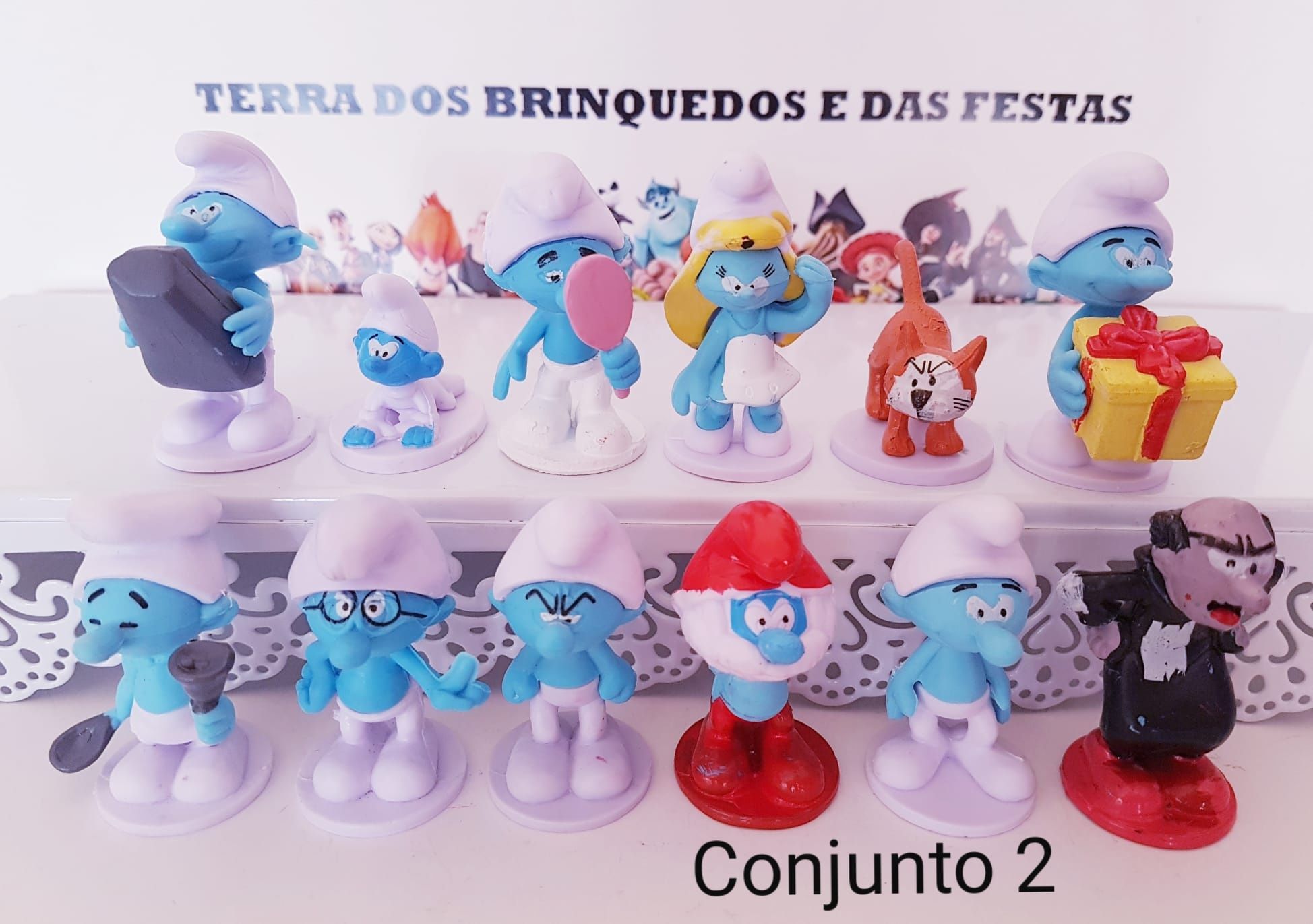 12 pcs Smurfs (Portes Incluidos)