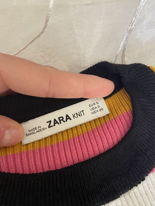 Sweter ZARA w paski S