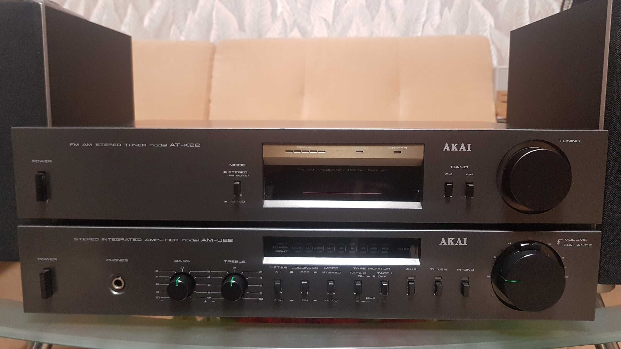 Усилитель AKAI AM-U 22+AT-K 22 made in Japan