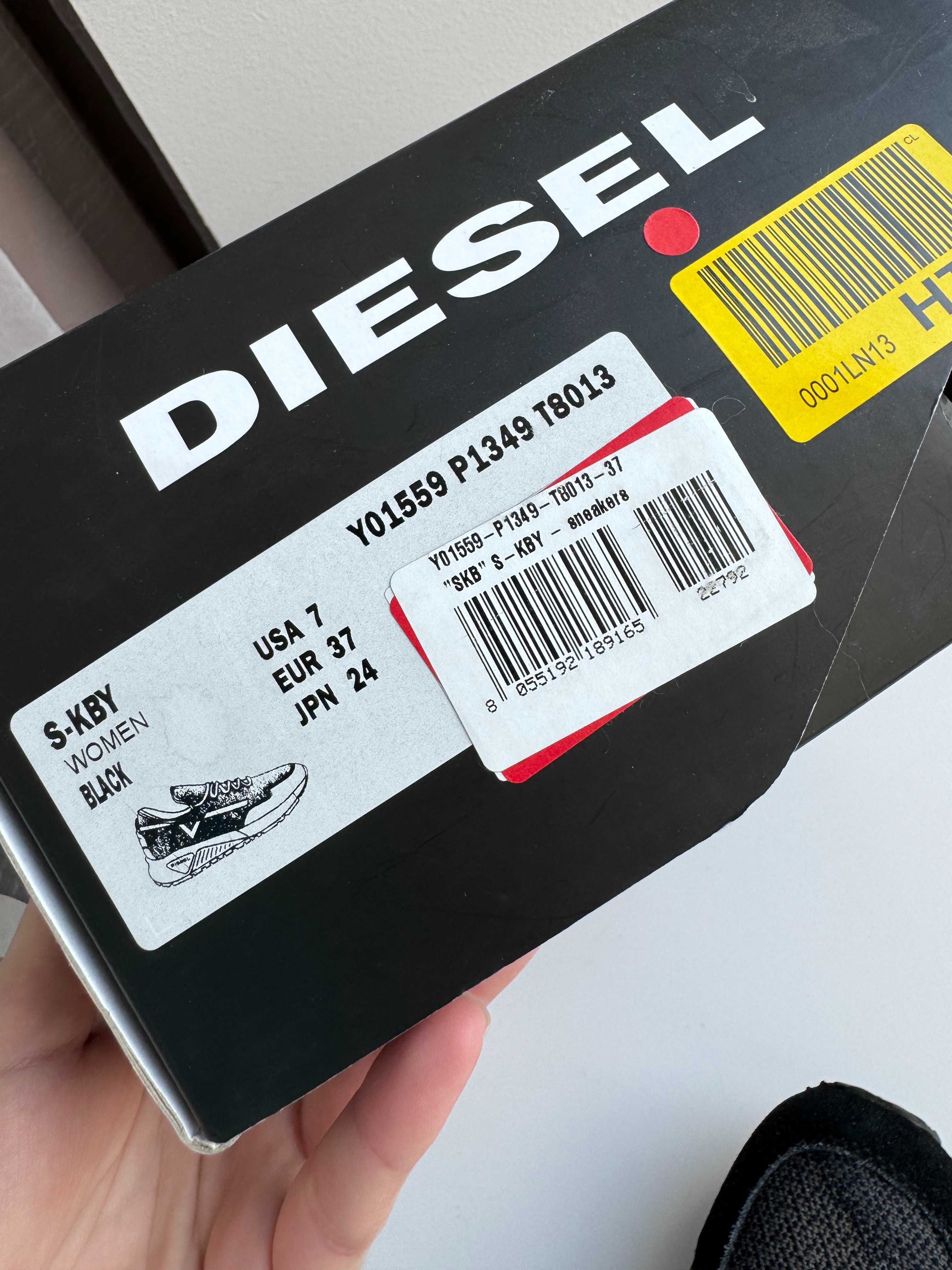 Тканевые кроссовки из ткани diesel y01559 p1349 t8013 дизель оригинал