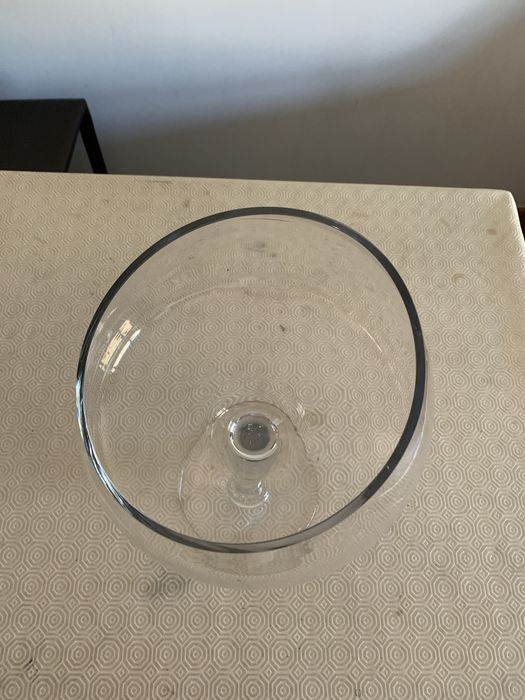 Taça/Jarrão/pote decorativo em vidro