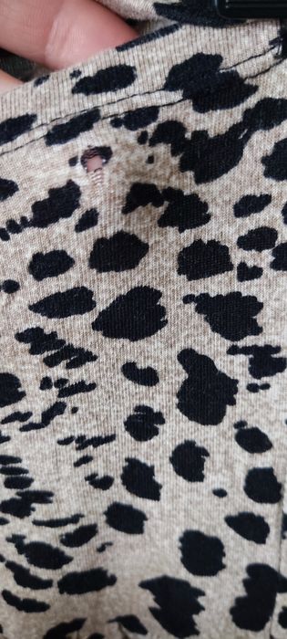 Długa sukienka w panterkę ASOS rozmiar S