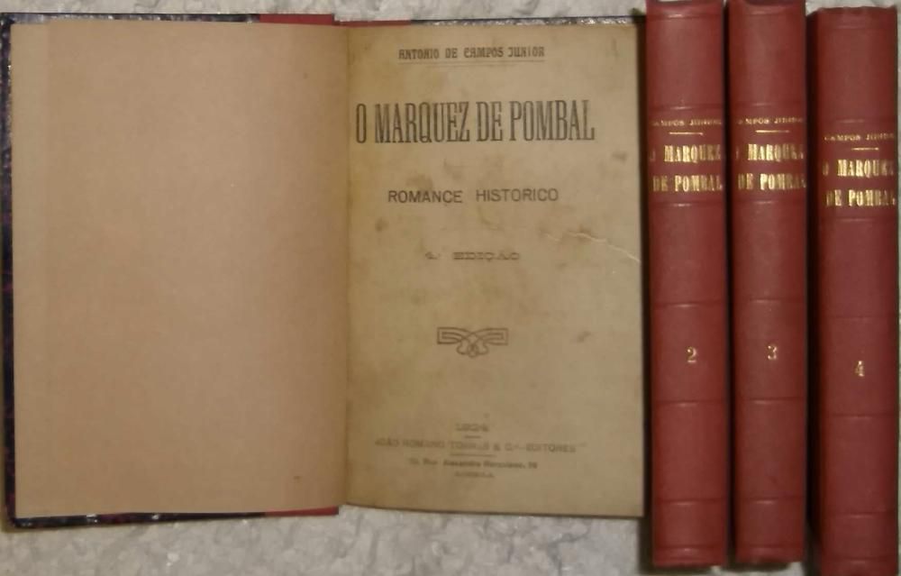 António de Campos Júnior, O Marquez de Pombal – Romance Histórico
