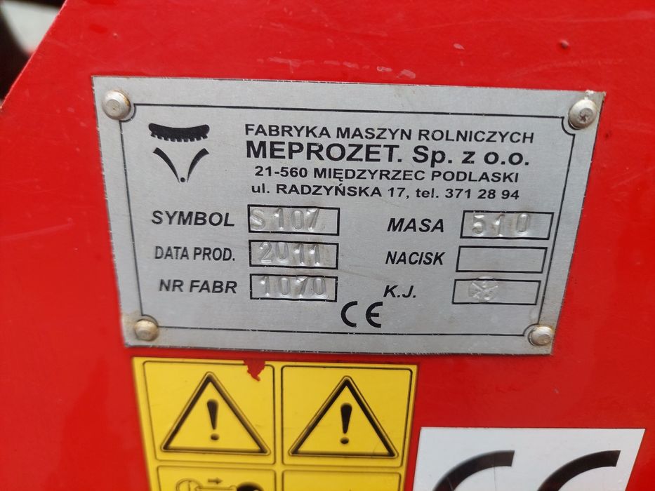 Zestaw uprawowo siewny 3m meprozet s107