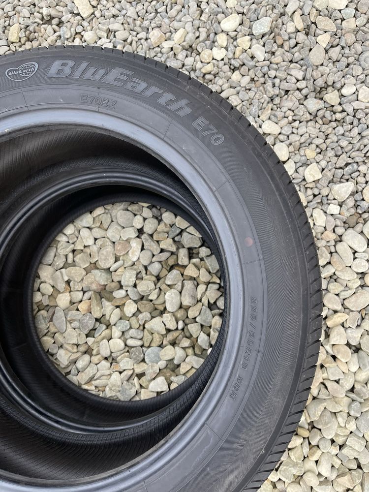 ‼️ 225.55r18 Yokohama Blu Earth E70 літні шини колеса 2шт 6мм 2019