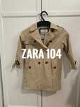 Trencz dziecięcy Zara 104 beżowy