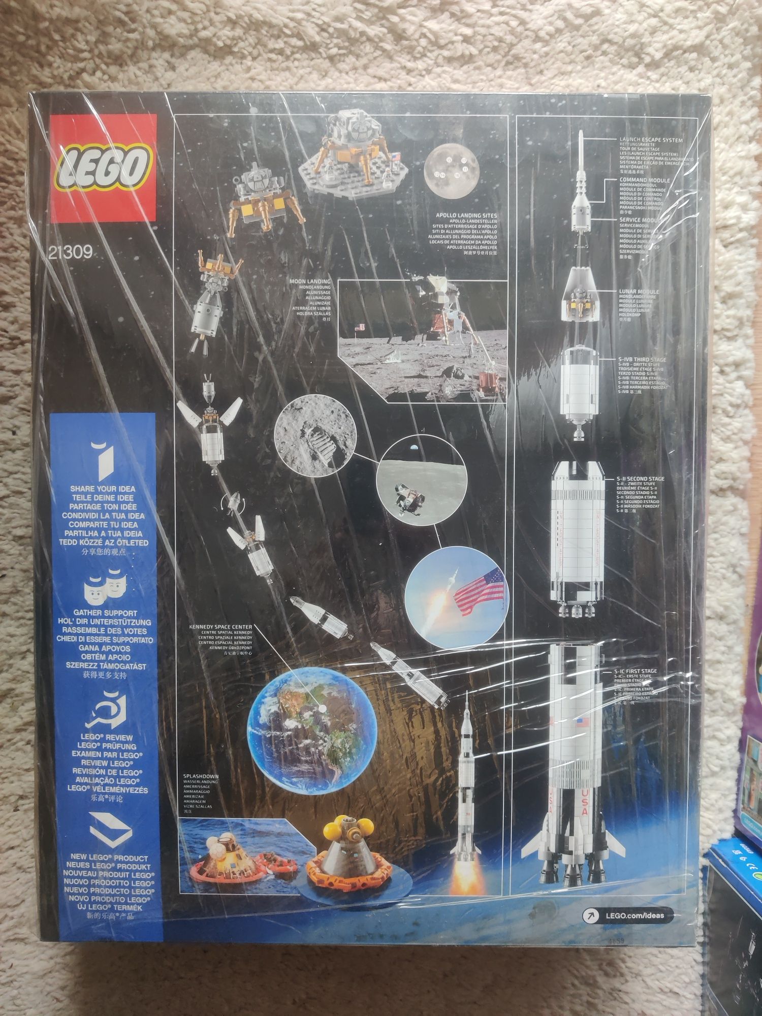 Lego Ideas 21309 Rakieta NASA Apollo Saturn V
