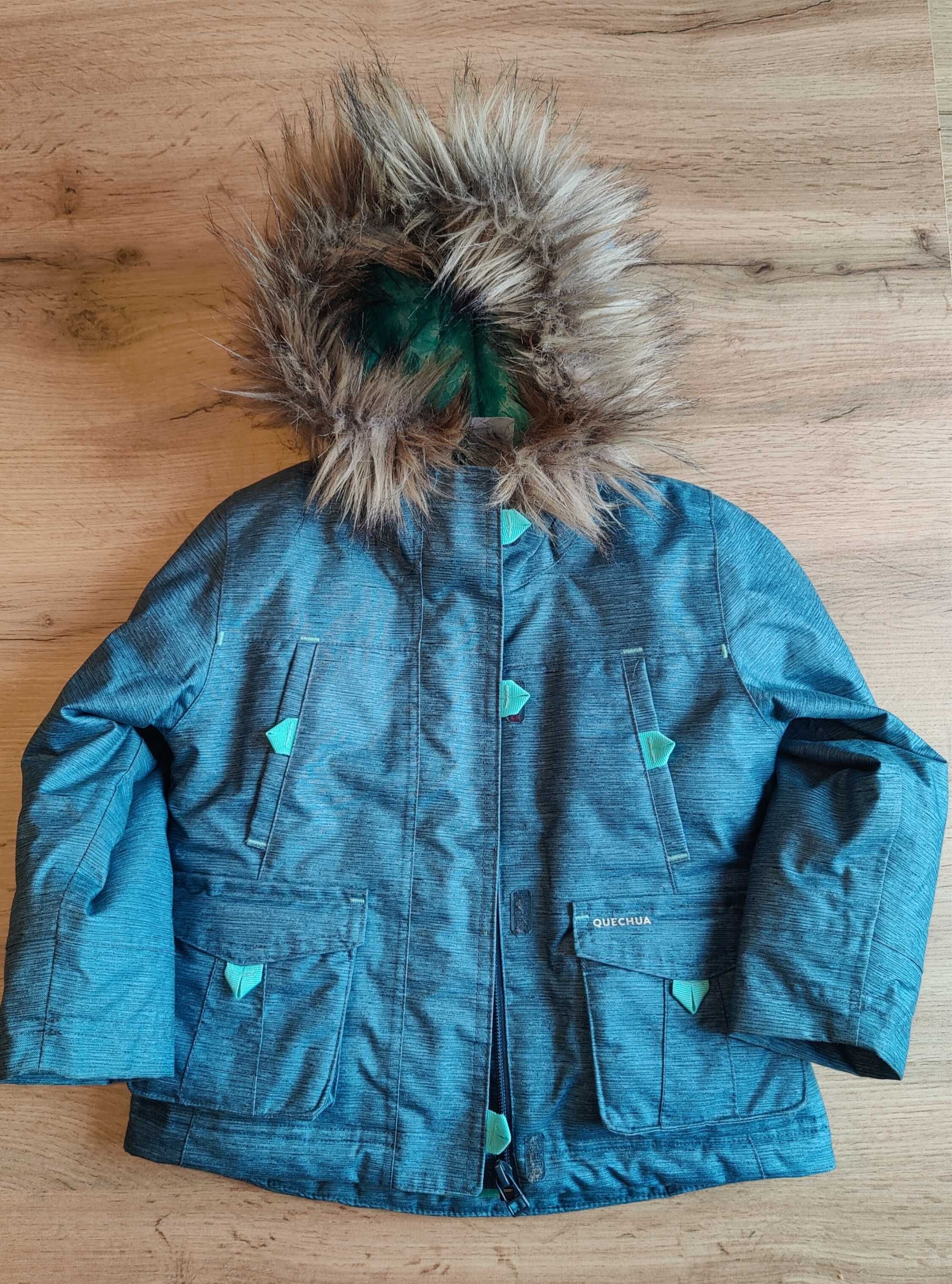 Kurtka Quechua WTP - SH500 U-WARM zimowa r. 89-95 cm, 2-3 lata