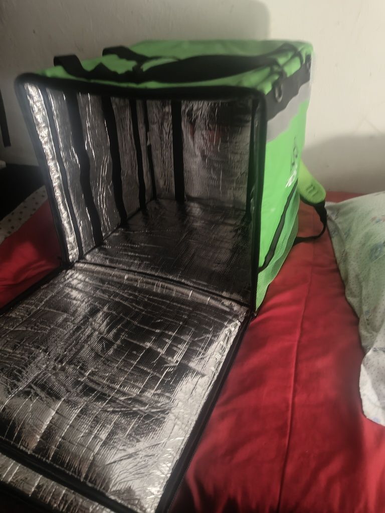 Mochila Térmica Profissional Uber Eats - Como Nova