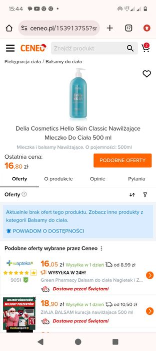 Zestaw Delia Cosmetics Idealny Prezent