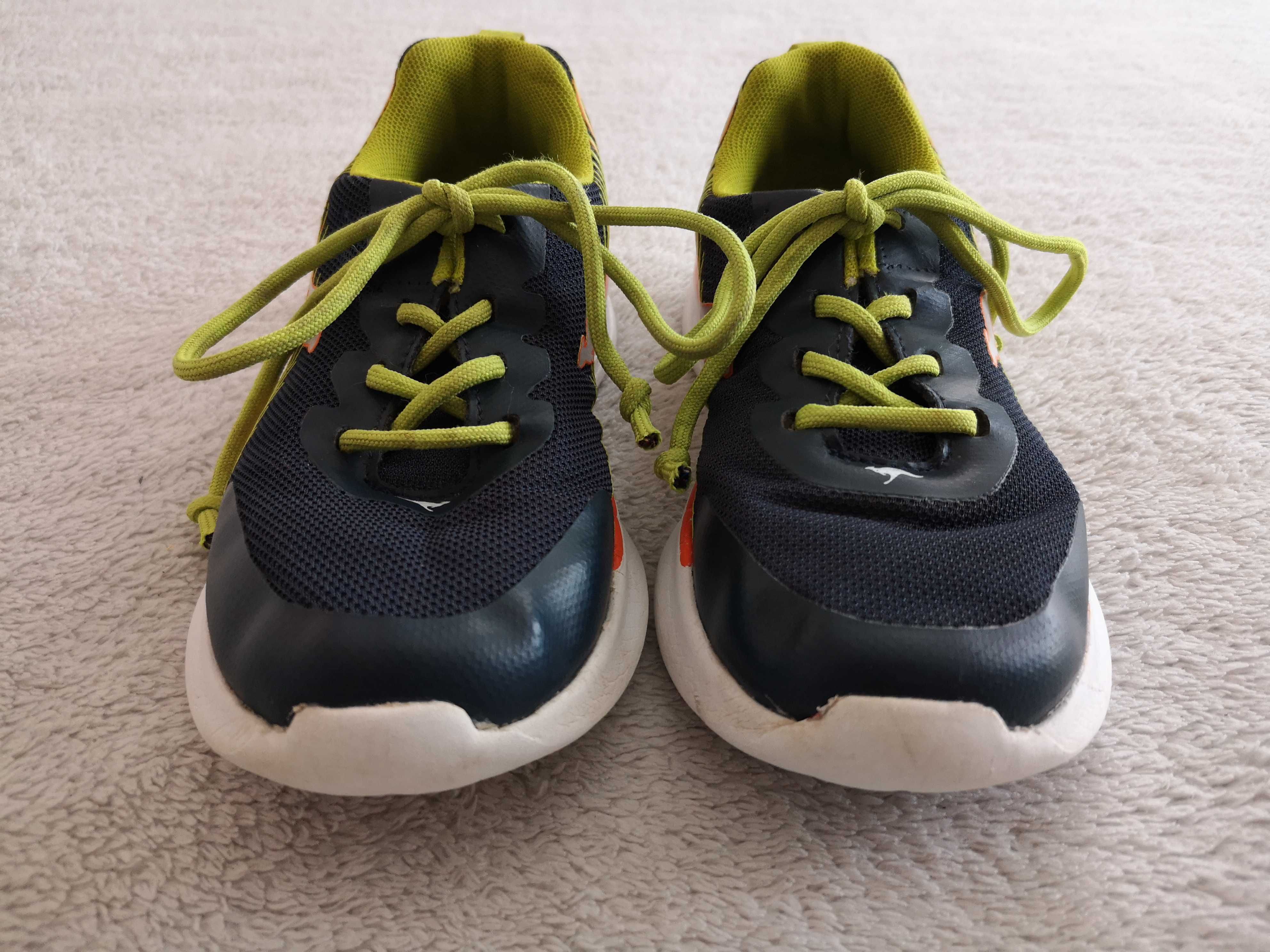 Granatowe zielone buty sportowe Kangaroos 33