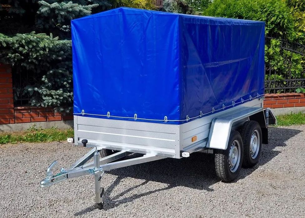 Rydwan Przyczepa spawana 265x125cm DMC 750kg dwuosiowa, rama  Przyczepy towarowe - lekkie i ciężarowe - duży wybór!