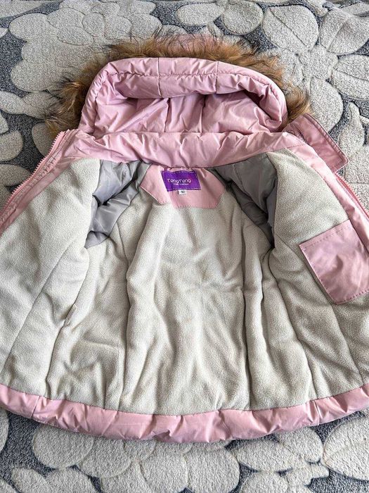 Зимова курточка комбінезон на зиму для дівчинки 2 роки 92 см