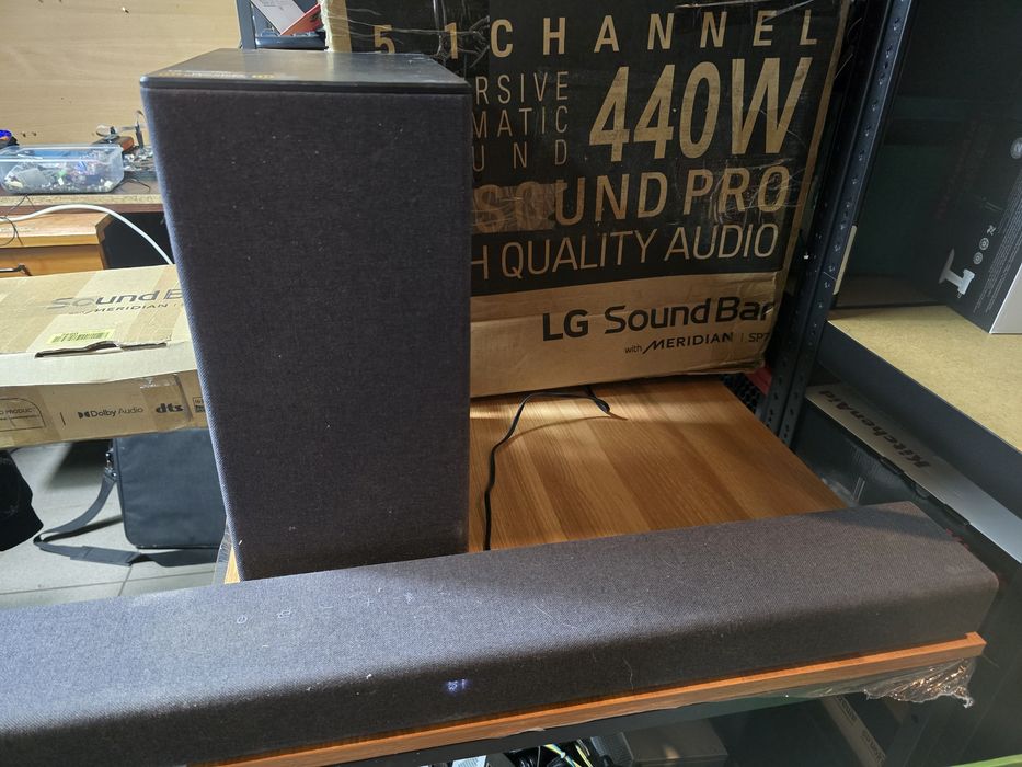 Głośniki Soundbar LG SP7 440W! Belka pod TV subwoofer BT