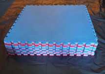 Mata sportowa 100x100x4 cm Ring Sport - Mocna, Gatunek I