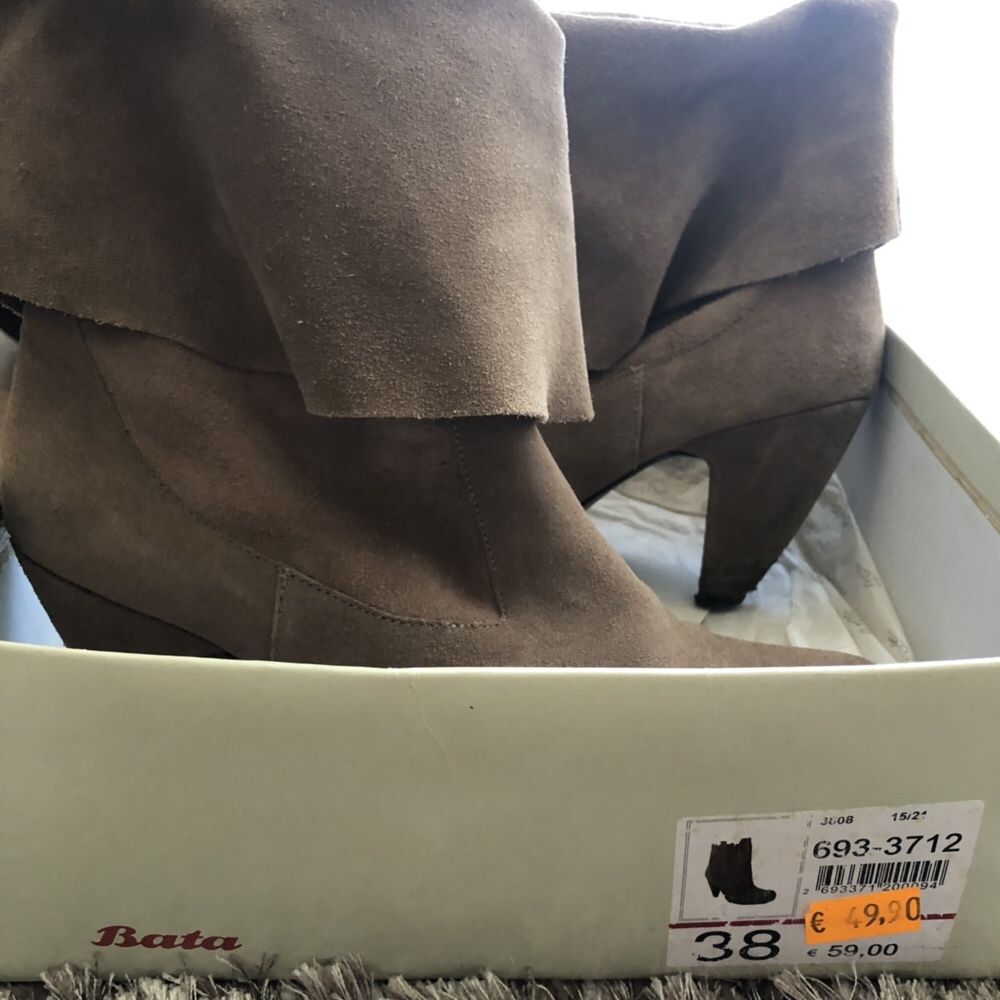 Botas camel camurça