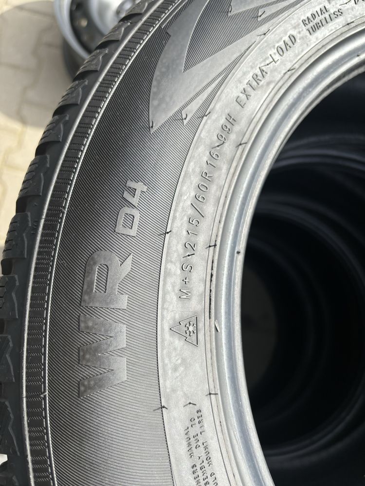 ND Komplet opon zimowych 215/60 R16 Nokian