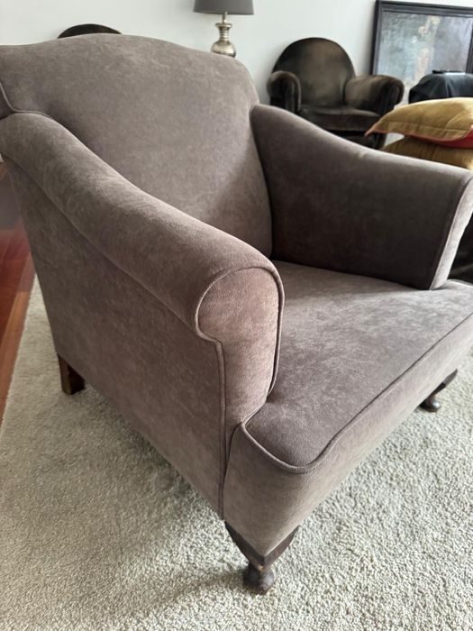 Cadeirão cinza rustico