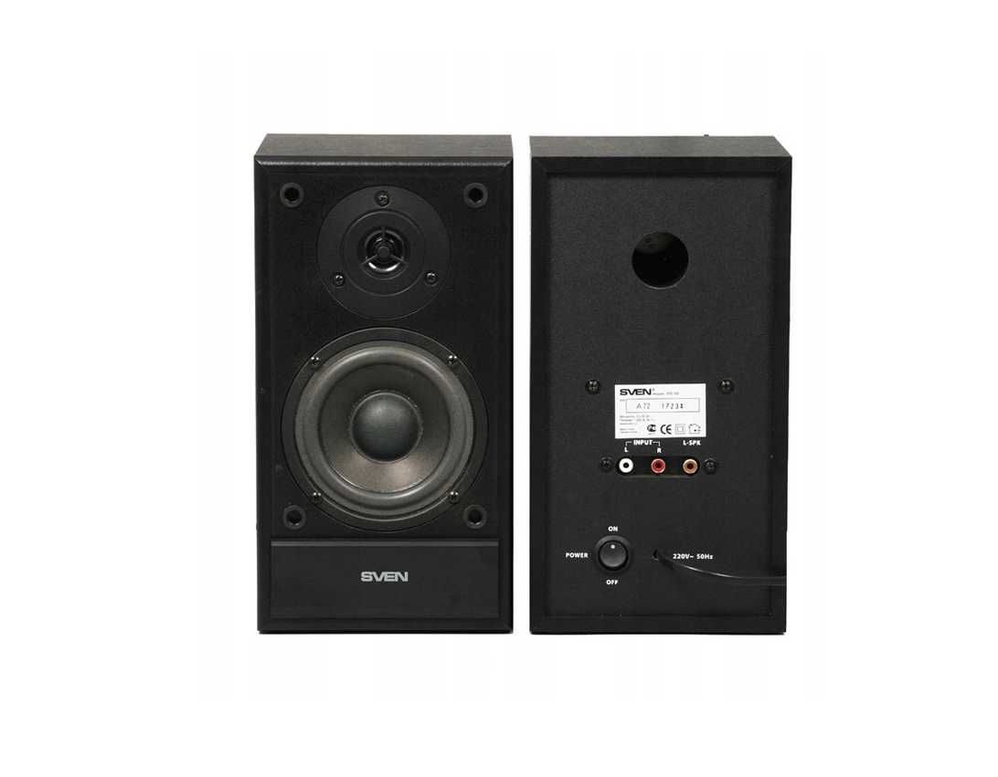 SVEN SPS-702 40Wдерев'яні ЧОРНІ колонки 2.0Нові Акустичні системи гар.