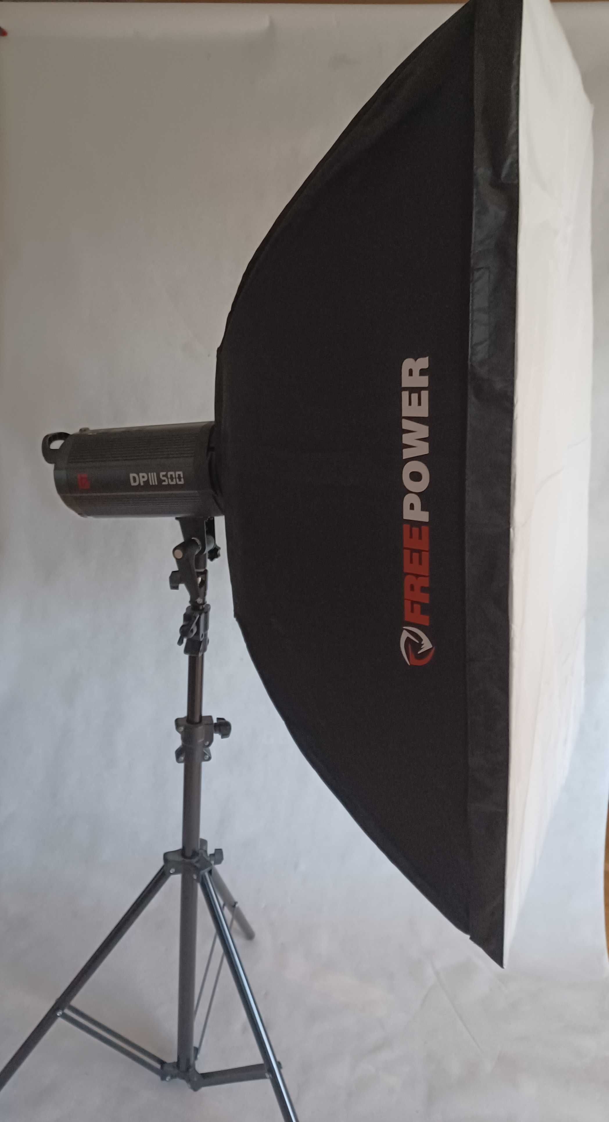 Studyjna lampa blyskowa JINBEI DP III  500 - 2 szt. wraz ze statywami