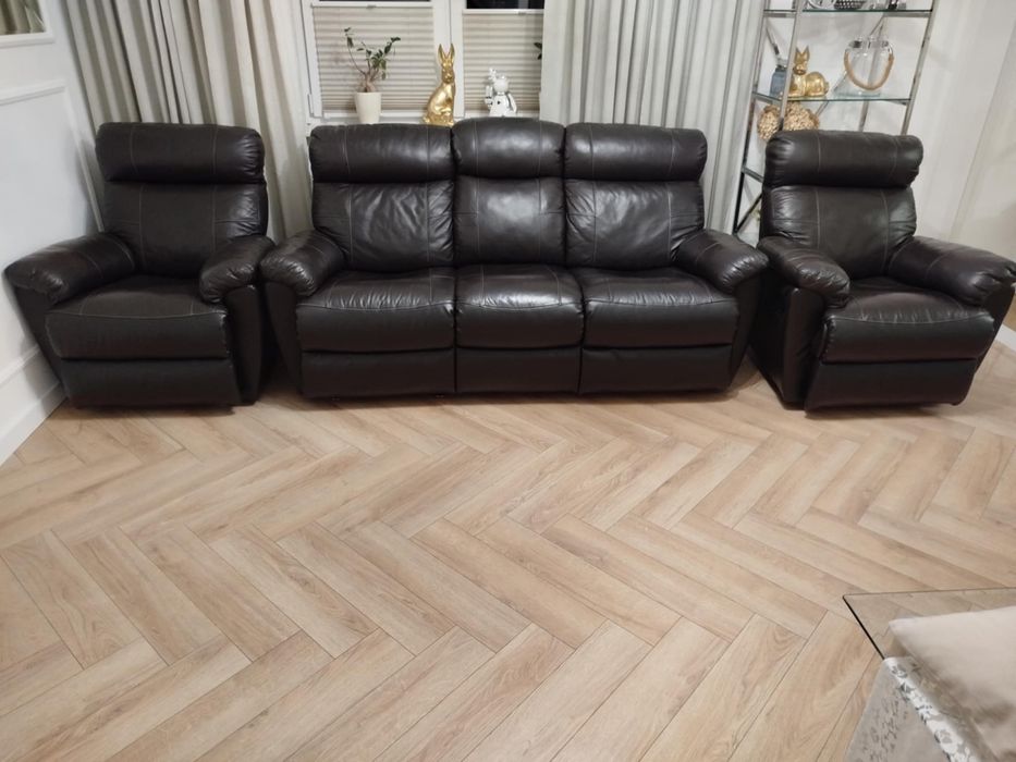 Komplet wypoczynkowy SKÓRA