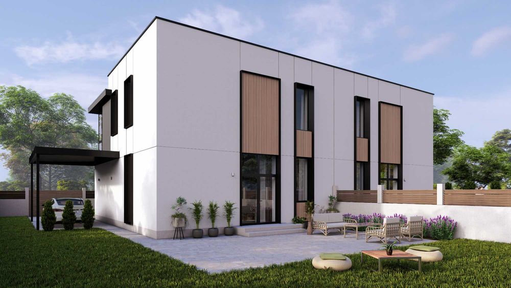 Продам дуплекс, Газовик, від забудовника, сучасний проєкт на 4,5 сот