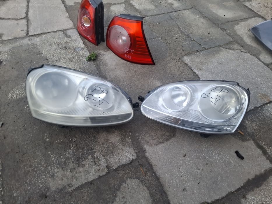 Lampy przód komplet volkswagen Golf 5 Golf V komplet