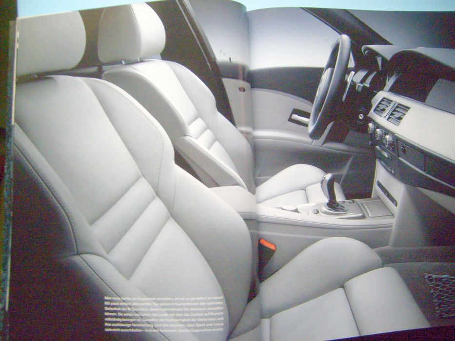 BMW M5 seria E60 M-Power 2004 / obszerny prospekt 76 stron, stan BDB