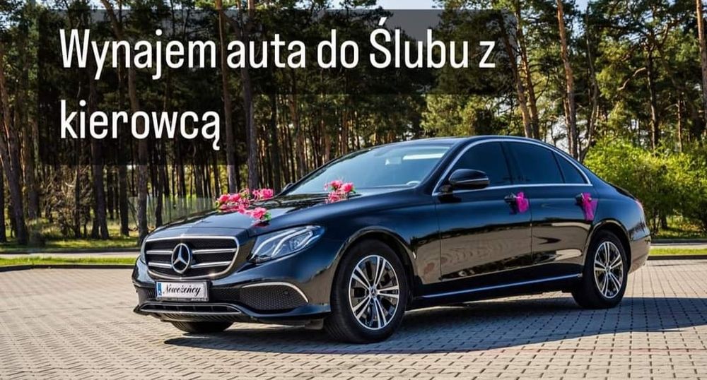 Mercedes do ślubu całe lubuskie  Zielona Gòra auto z kierowcą wynajem