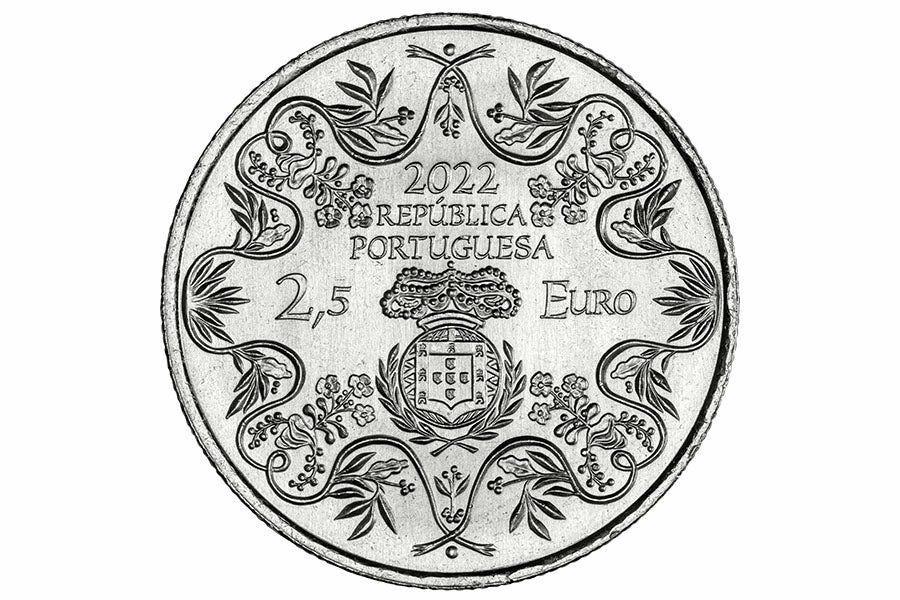Moeda Portugal 2.50€ 200 anos da Constituição de 1822